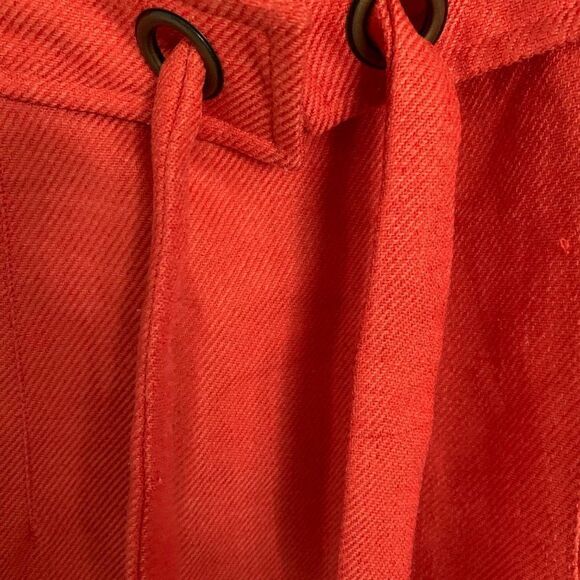 Vintage 70’s 80’s Orange Cap Sleeve Karin Stevens Petites Sheath Dress - Picture 12 of 12